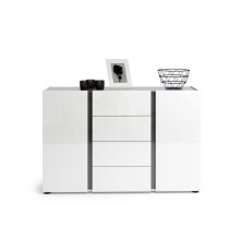 Sideboard >Atrium< in weiß, Holzwerkstoff -...