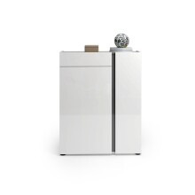 Garderoben-Set >Atrium< in weiß, Holzwerkstoff - 290x196x34cm (BxHxT)