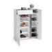 Garderoben-Set >Atrium< in weiß, Holzwerkstoff - 290x196x34cm (BxHxT)