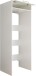 Waschmaschinenumbauschrank >LAUNDREEZY< in weiß - 67,5x200x67,5 (BxHxT)