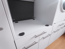 Waschmaschinenumbauschrank >LAUNDREEZY< in weiß - 67,5x162x67,5 (BxHxT)
