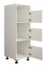 Wäscheschrank >LAUNDREEZY< in weiß, Holzwerkstoff - 50x162x67,5cm (BxHxT)