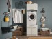Mehrzweckschrank-Set >LAUNDREEZY< in weiß, Holzwerkstoff - 67,5x200x67,5 (BxHxT)