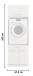 Mehrzweckschrank-Set >LAUNDREEZY< in weiß, Holzwerkstoff - 67,5x200x67,5 (BxHxT)