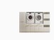 Waschmaschinenumbauschrank >LAUNDREEZY< in weiß - 235x162x67,5 (BxHxT)