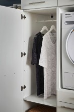 Waschmaschinenumbauschrank >LAUNDREEZY< in weiß - 235x200x67,5 (BxHxT)