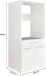 Waschmaschinenumbauschrank >LAUNDREEZY< in weiß - 235x200x67,5 (BxHxT)