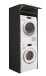 Waschmaschinenumbauschrank >LAUNDREEZY< in anthrazit - 67,5x200x67,5 (BxHxT)