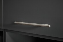 Stauraumschrank >LAUNDREEZY< in anthrazit, Holzwerkstoff - 50x162x67,5cm (BxHxT)