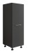 Stauraumschrank >LAUNDREEZY< in anthrazit, Holzwerkstoff - 50x162x67,5cm (BxHxT)