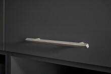 Aufsatzschrank >LAUNDREEZY< in anthrazit, Holzwerkstoff - 50x38x67,5cm (BxHxT)