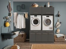 Waschmaschinenumbauschrank >LAUNDREEZY< in...