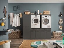Waschmaschinenumbauschrank >LAUNDREEZY< in...