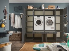 Waschmaschinenumbauschrank >LAUNDREEZY< in...