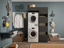 Waschmaschinenumbauschrank >LAUNDREEZY< in...