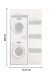 Waschmaschinenumbauschrank >LAUNDREEZY< in anthrazit - 117,5x200x67,5 (BxHxT)