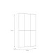 Schuhschrank >Alanna< in Artisan Eiche Dekor - 109,2x191,9x34,9cm (BxHxT)