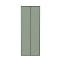 Schuhschrank >Alanna< in Salbei - 74,5x191,9x34,9cm (BxHxT)