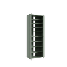 Schuhschrank >Alanna< in Salbei - 74,5x191,9x34,9cm (BxHxT)