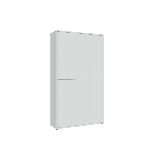 Schuhschrank >Alanna< in Secret grey - 109,2x191,9x34,9cm (BxHxT)