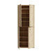 Schuhschrank >Alanna< in Artisan Eiche Dekor - 74,5x191,9x34,9cm (BxHxT)
