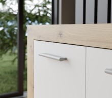 Kommode >La Serena< in Artisan Eiche - 117,9x91,5x34cm (BxHxT)
