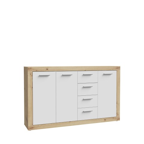 Kommode >La Serena< in Artisan Eiche - 152,6x91,5x34cm (BxHxT)