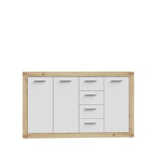 Kommode >La Serena< in Artisan Eiche - 152,6x91,5x34cm (BxHxT)