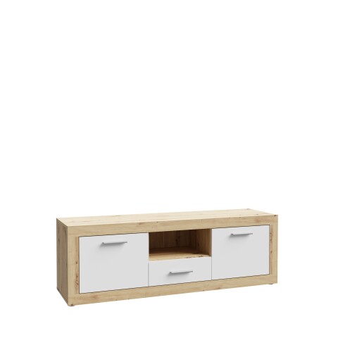 Lowboard >La Serena< in Artisan Eiche - 147,8x49,9x41cm (BxHxT)