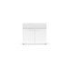Sideboard >Mister< in weiss, Lack Hochglanz - 90x80x38cm (BxHxT)