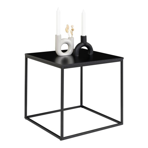 Beistelltisch >Vita< in Schwarz, Melamin - 45x45x45cm (BxHxT)