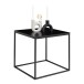 Beistelltisch >Vita< in Schwarz, Melamin - 45x45x45cm (BxHxT)