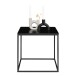 Beistelltisch >Vita< in Schwarz, Melamin - 45x45x45cm (BxHxT)