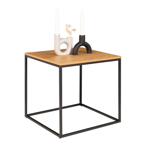 Beistelltisch >Vita< in Natur, Melamin - 45x45x45cm (BxHxT)