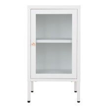 Beistellschrank >Dalby< in Weiss, Metall -...