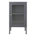 Beistellschrank >Dalby< in Grau, Metall - 38x70x35cm (BxHxT)