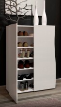 Schuhschrank >KISS< in weiß, Holzwerkstoff -...