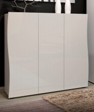 Schuhschrank >KISS< in weiß, Holzwerkstoff -...