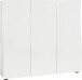 Garderoben-Set >KISS< in weiß, Holzwerkstoff - 282x190x42cm (BxHxT)