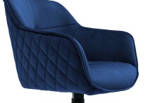 Armlehnstuhl >Emma/Edith< (2er-Set) in blau - 59x82x62 (BxHxT)