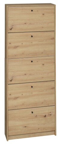 Schuhkipper >Flap< in asteiche, Holzwerkstoff - 60x168x16cm (BxHxT)