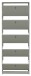 Schuhkipper >Flap< in pine green matt lack, Holzwerkstoff - 60x168x16cm (BxHxT)