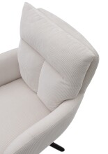 Armlehnstuhl >Solveig< (2er-Set) in hell beige/schwarz - 60x93x67 (BxHxT)