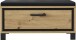 Sitzbank >Travis< in Artisan Eiche / schwarz Eiche - 89,4x44,7x41,5 (BxHxT)