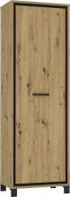 Garderoben-Set >Travis< in Artisan Eiche und Schwarzeiche, Holzwerkstoff