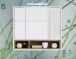 Badezimmerspiegelschrank >Milano< in Weiß-Wildeiche - 80x72x21 (BxHxT)