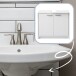 Waschbeckenunterschrank >Smash< in Weiß matt aus MDF - 63x55x29cm (BxHxT)