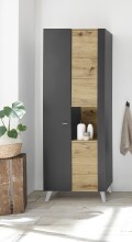 Hochschrank >Line< in Anthrazit-Eiche Artisan...