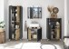 Badkommode >Line< in Anthrazit-Eiche Artisan Nachbildung - 78x126x40 (BxHxT)