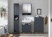 Waschbeckenunterschrank >Lucera< in Grau - 60x60x32 (BxHxT)